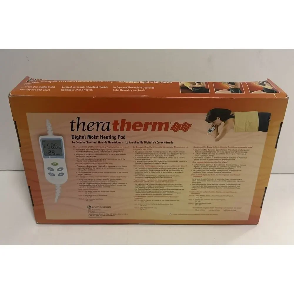 Theratherm Digital Heating Pad Flannel Cover General Purpose Standard 14x27